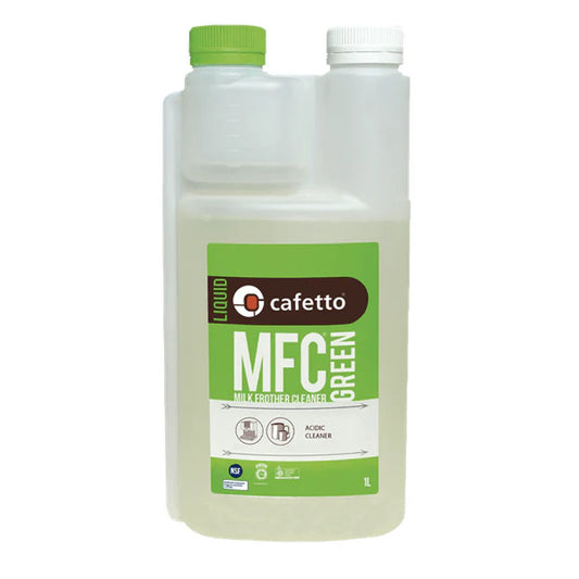 Cafetto EVO – MFC Green Milk Frother Cleaner Liquid for Organic Systems – 1L